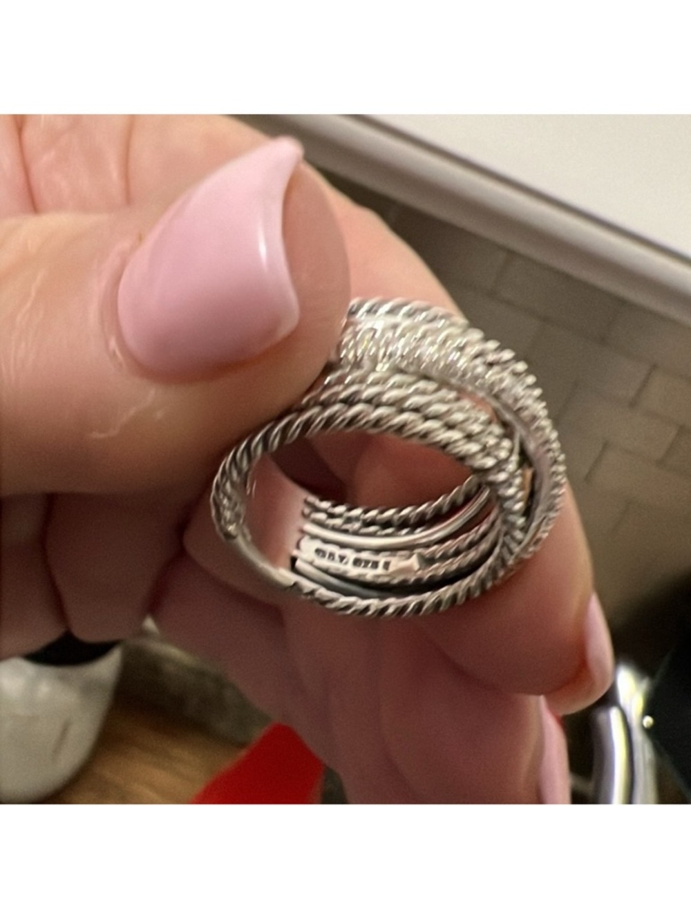 David Yurman twisted rack. Like new just ready to buy something else - Picture 3 of 3